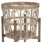 HomeRoots 20" Solid Wood Round End Table in Brown Finish