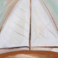 HomeRoots 20" Starfish Sailboat and Beach Sign Giclee Wrap Canvas Wall Art