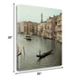 HomeRoots 20" Venetian Grand Canals with GondolaGiclee Wrap Canvas Wall Art.