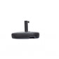 HomeRoots 20 X 13 X 5 Black Water Injection Umbrella Base
