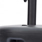 HomeRoots 20 X 13 X 5 Black Water Injection Umbrella Base