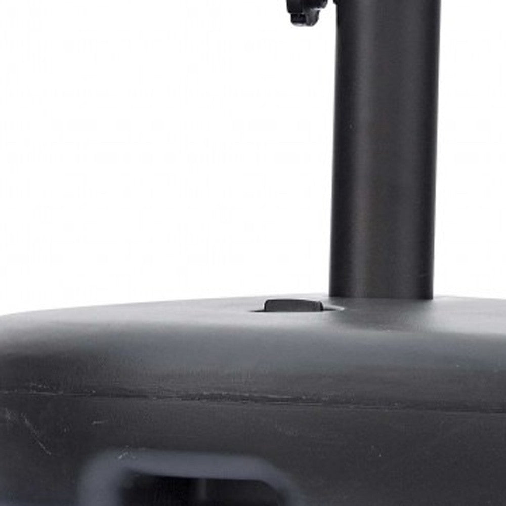 HomeRoots 20 X 13 X 5 Black Water Injection Umbrella Base