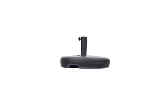 HomeRoots 20 X 13 X 5 Black Water Injection Umbrella Base