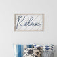 HomeRoots 20 x 12 Relax Framed Wall Art