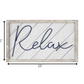 HomeRoots 20 x 12 Relax Framed Wall Art