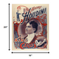 HomeRoots 20" x 16" Houdini King of Cards Vintage Magic Poster Wall Art