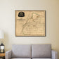 HomeRoots 20" x 24" Map of Kentucky Mammoth Cave Vintage Poster Wall Art
