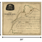 HomeRoots 20" x 24" Map of Kentucky Mammoth Cave Vintage Poster Wall Art