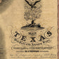 HomeRoots 20" x 24" Texas and Surroundings c1837 Vintage Map Poster Wall Art