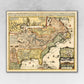 HomeRoots 20" x 24" Vintage 1718 Map of New France