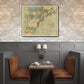 HomeRoots 20" x 24" Vintage 1771 Map of North America Wall Art
