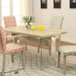 HomeRoots 20' x 25' x 39' 2-Piece Orange And Light Oak Side Chair