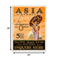 HomeRoots 20" x 28" Asia via Honolulu Vintage Travel Wall Art
