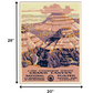HomeRoots 20" x 28" Grand Canyon c1938 Vintage Travel Poster Wall Art