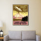 HomeRoots 20" x 28" Lassen Volcanic National Park Vintage Travel Poster Wall Art