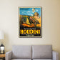 HomeRoots 20" x 28" Master Mystifier Houdini Vintage Magic Poster Wall Art