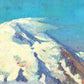 HomeRoots 20" x 28" Mt. St. Helens c1920s Vintage Travel Poster Wall Art