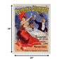 HomeRoots 20" x 28" Taverne Olympia French Restaraunt Wall Art Print