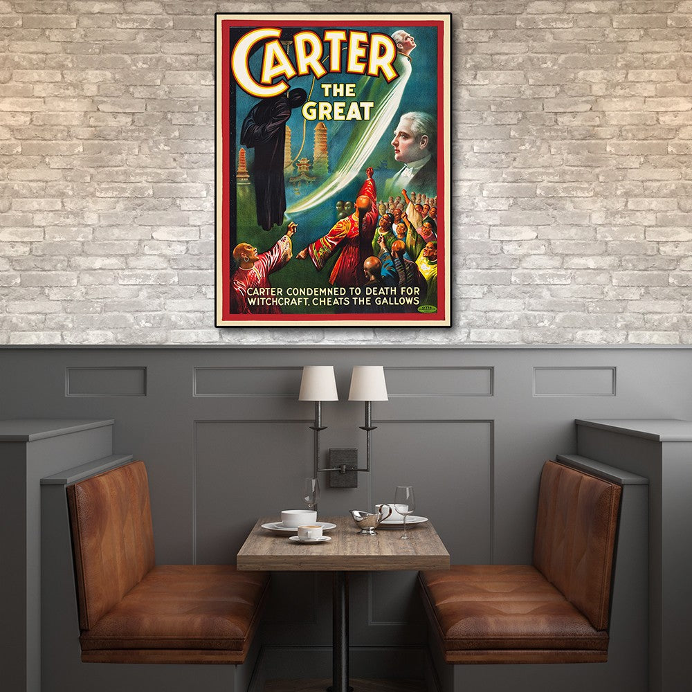 HomeRoots 20" x 28" Vintage 1926 Carter Witchcraft Magic Poster Wall Art