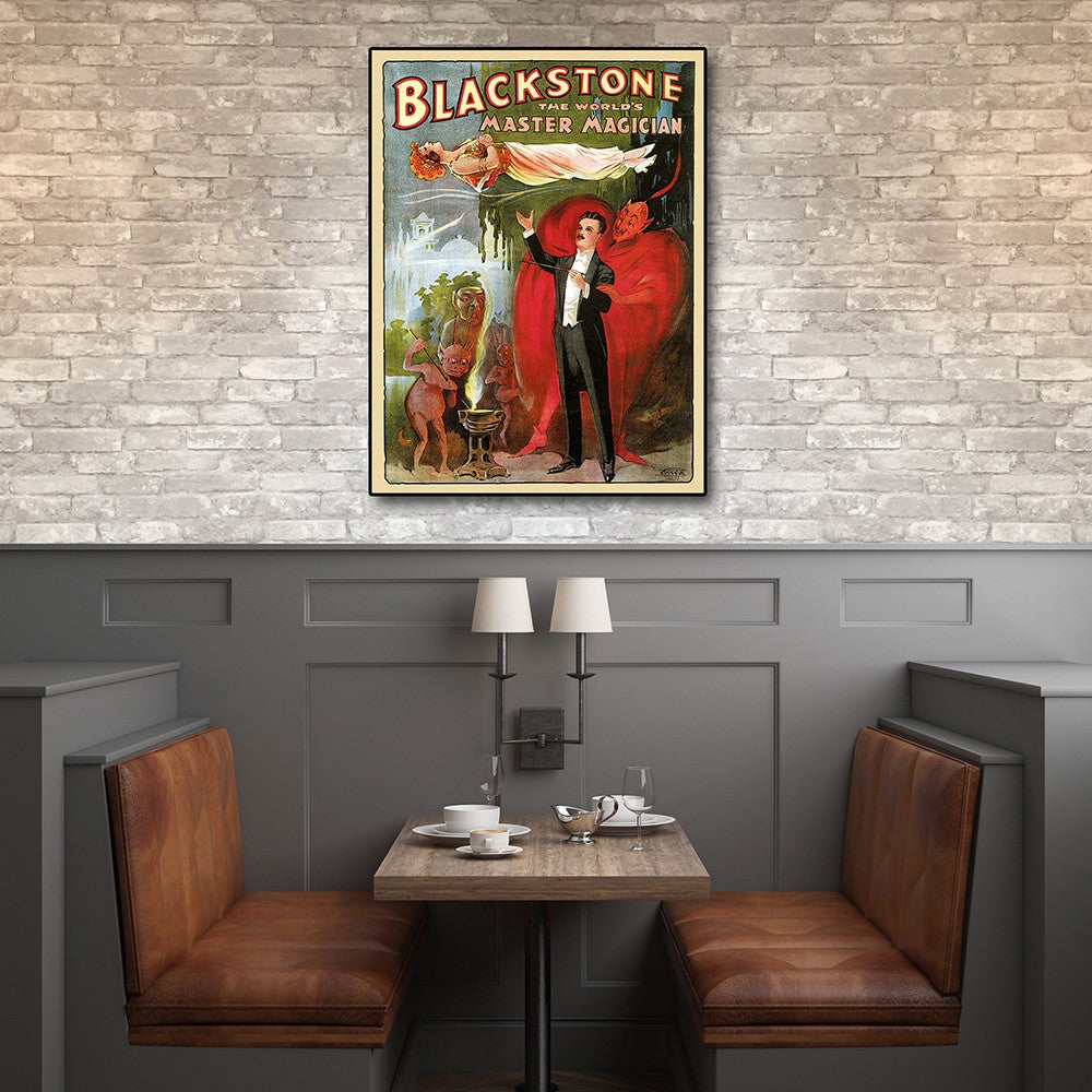 HomeRoots 20" x 28" Vintage 1934 Blackstone Magic Wall Art