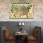 HomeRoots 20" x 30" Vintage 1862 Civil War Map Wall Art
