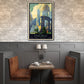 HomeRoots 20" x 30" Vintage 1929 Chicago Michigan Ave Travel Poster Wall Art