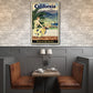 HomeRoots 20" x 30" Vintage 1934 California Travel Poster Wall Art