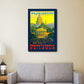 HomeRoots 20" x 30" Washington DC c1940s Vintage Travel Poster Wall Art
