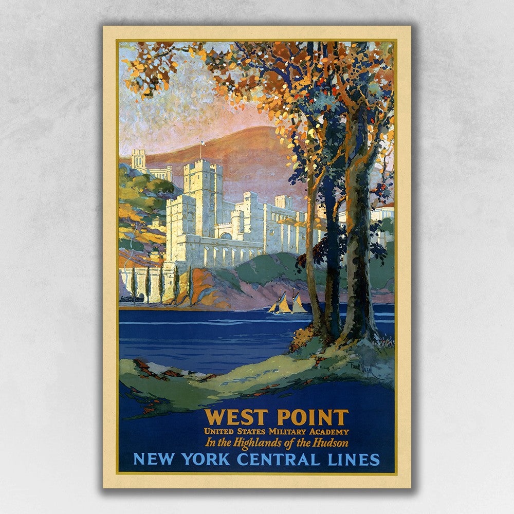 HomeRoots 20" x 30" West Point New York c1920s Vintage Travel Poster Wall Art