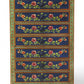 HomeRoots 21" Blue And Green Solid Wood Seven Drawer Standard Chest