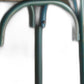 HomeRoots 21" Brown And Turquoise Iron Bar Chair