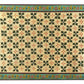 HomeRoots 21" Brown Standard Accent Cabinet With One Drawer in Green and Ivory Finish