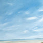 HomeRoots 21" Empty Beach on a Bright Sunny Day Giclee Wrap Canvas Wall Art