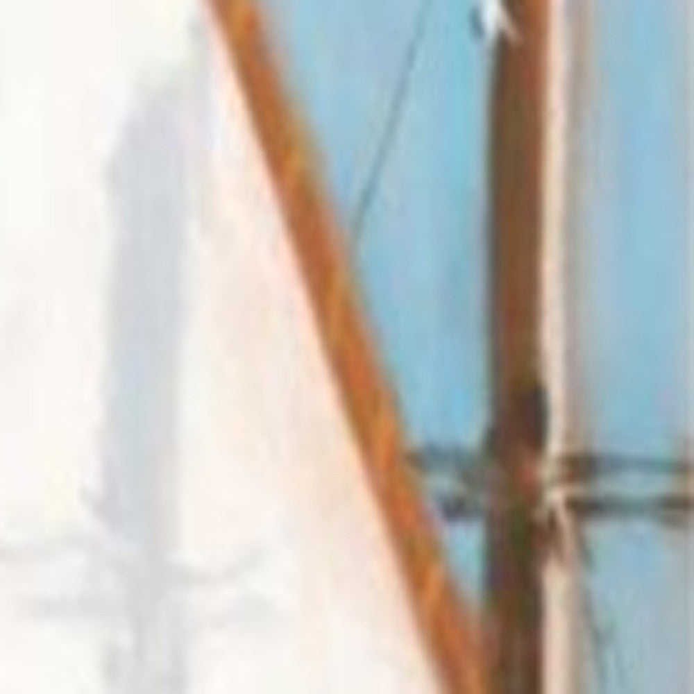 HomeRoots 21" Fun and Vibrant Sailboats Giclee Wrap Canvas Wall Art