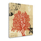 HomeRoots 21" Underwater Coral and Tan Beachy Background 1 Giclee Wrap Canvas Wall Art