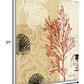 HomeRoots 21" Underwater Coral with Seashells and Sandollar 1 Giclee Wrap Canvas Wall Art