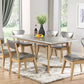HomeRoots 21' x 24' x 34' 2-Piece Silver And Antique Beige Side Chair