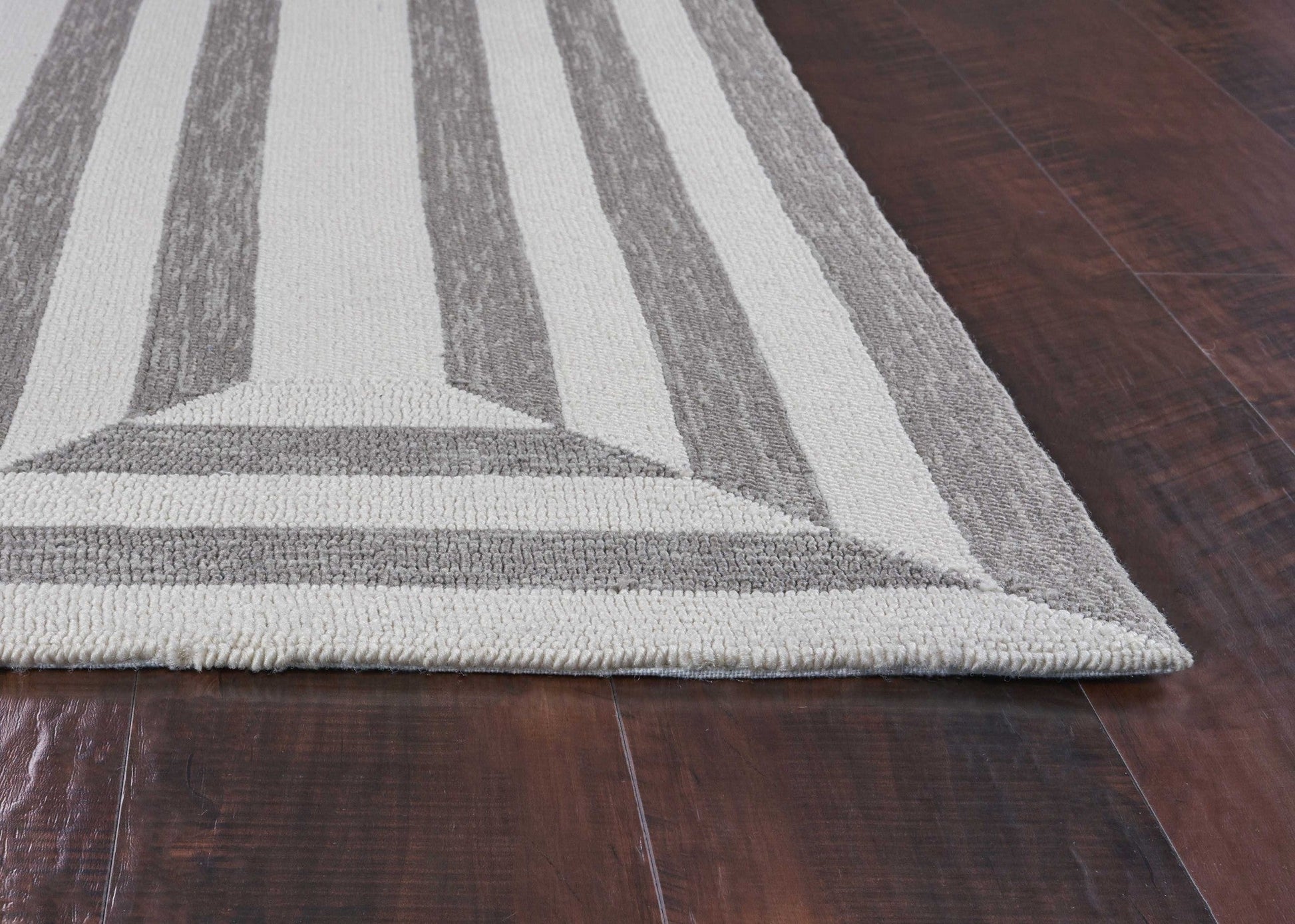 HomeRoots 21 x 34 UV treated Polypropylene Oatmeal Area Rug