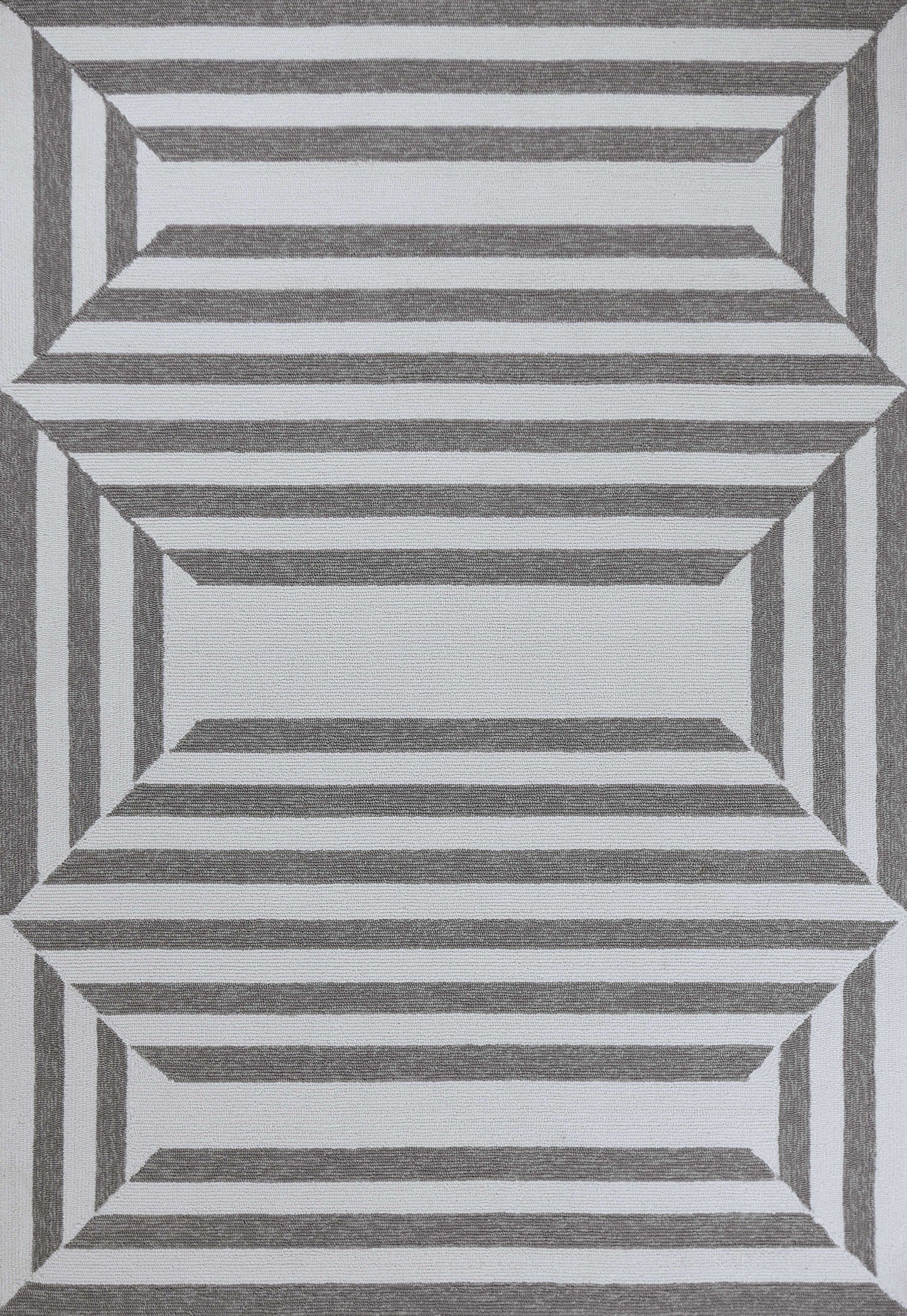 HomeRoots 21 x 34 UV treated Polypropylene Oatmeal Area Rug