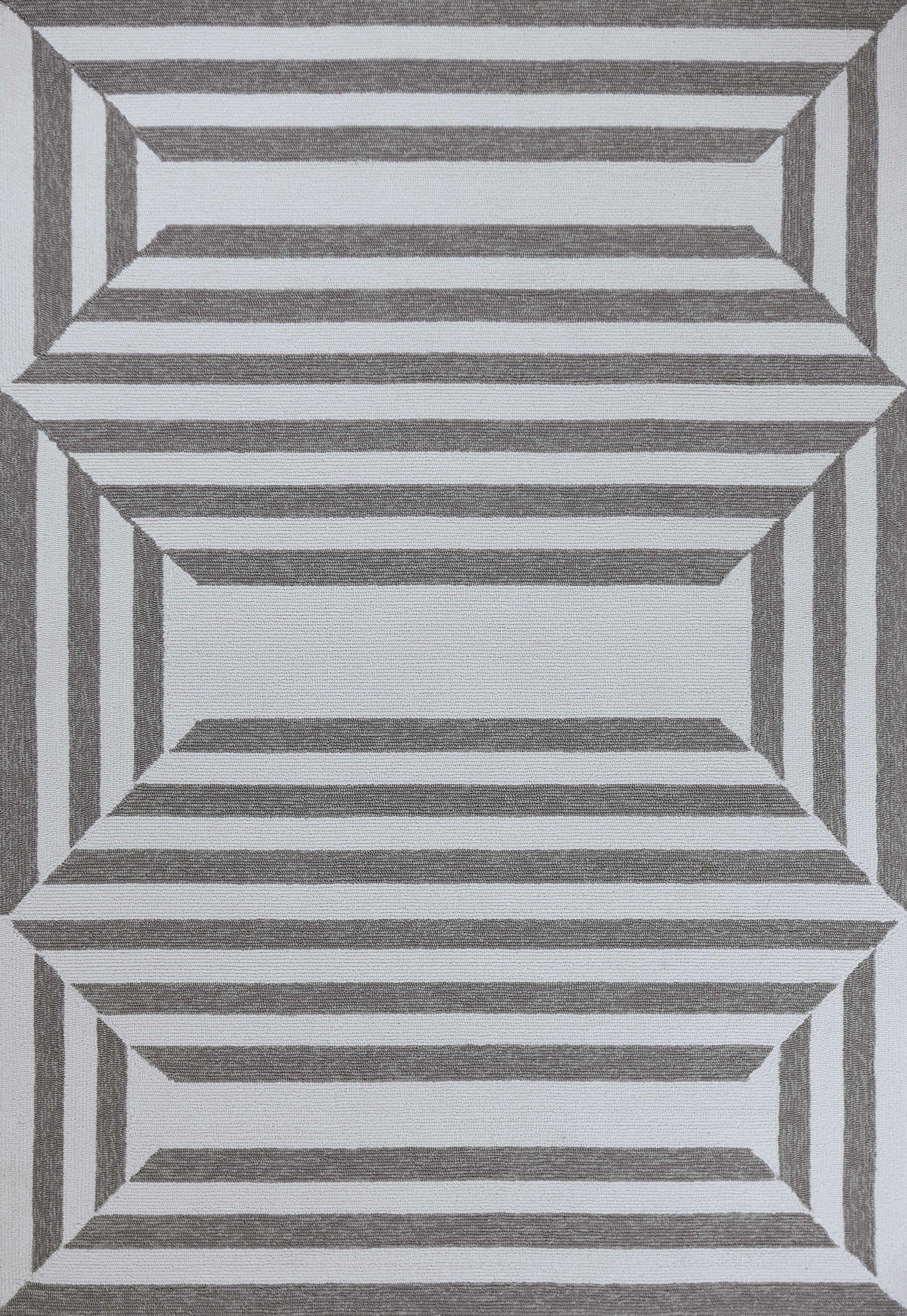 HomeRoots 21 x 34 UV treated Polypropylene Oatmeal Area Rug