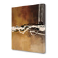 HomeRoots 22" Abstract Shades of Brown 1 Giclee Wrap Canvas Wall Art