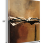 HomeRoots 22" Abstract Shades of Brown 2 Giclee Wrap Canvas Wall Art