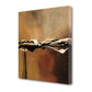 HomeRoots 22" Abstract Shades of Brown 2 Giclee Wrap Canvas Wall Art