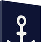 HomeRoots 22" Anchor's Down Giclee Wrap Canvas Wall Art