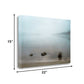 HomeRoots 22" Calming Water's Edge Giclee Wrap Canvas Wall Art