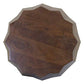 HomeRoots 22" Deep Brown And Dark Brown Solid Wood End Table