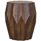HomeRoots 22" Deep Brown And Dark Brown Solid Wood End Table