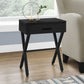 HomeRoots 22" End Table With Drawer in Black Finish