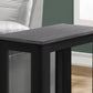 HomeRoots 22" End Table With Shelf in Black and Gray Finish