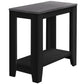 HomeRoots 22" End Table With Shelf in Black and Gray Finish